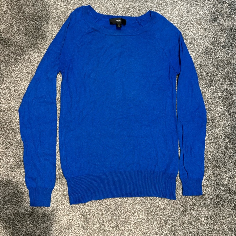 Royal Blue crewneck sweater Mossimo small